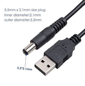 کابل USB به فیش نری آداپتور DC | تبدیل USB به 5.5mm DC باکیفیت