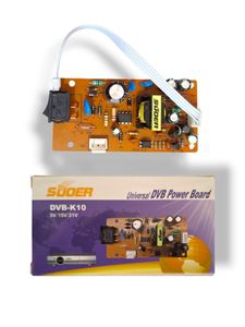 برد تغذیه DVB-K10 برند Sooer اصل | منبع تغذیه سوئیچینگ 5V-15V-21V با محافظت‌های کامل