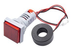 ولتمتر و آمپرمتر چراغ سیگنالی AC500V 100A قرمز