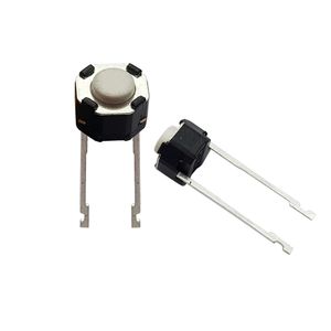 تک سوئیچ گرد 2 پین سایز 6*6*4.3 میلیمتر