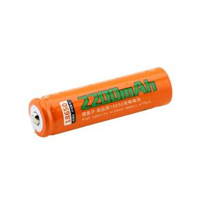باتری لیتیوم یون 18650 شارژی 3.7 ولت 2200 میلی آمپر Small Sun