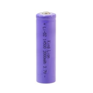 باتری لیتیوم یون 3.7v سایز 14500 2000mAh مارک King Lion