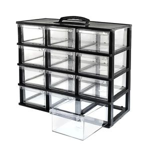 جعبه 12 خانه C4 مشکی 4*3 قناد پلاست