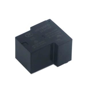 رله 24 ولت تک کنتاکت 30 آمپر T شکل 4 پین HONGFA مدل HF165FD/24-HY1STF