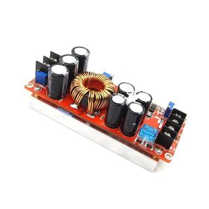 مبدل DC به DC افزاینده 80-12 ولت 20 آمپر HS-1200 با قابلیت تنظیم ولتاژ و جریان