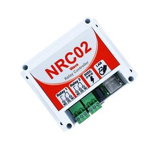 ماژول رله تحت شبکه دو کانال 10 آمپر NRC02