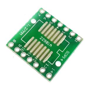 برد تبدیل 14 پایه SMD به DIP