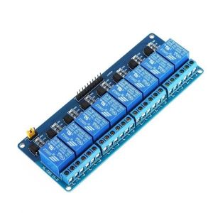 ماژول رله 12 ولت 8 کانال ایزوله