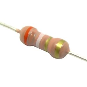 مقاومت 3.9 اهم 1/4 وات 5 درصد