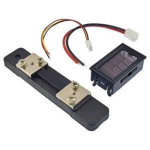 ولت متر و آمپر متر پنلی 50A-100V شنت دار با قابلیت کالیبره ولتاژ و جریان
