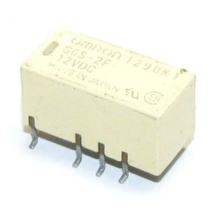 رله 12 ولت دو کنتاکت 1 آمپر SMD