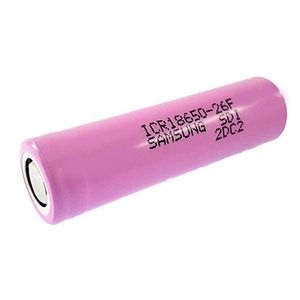 باتری لیتیوم یون 3.7 ولت سامسونگ مدل ICR18650-26F با ظرفیت 2600mAH