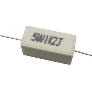 مقاومت 1.2 کیلو اهم 5 وات آجری