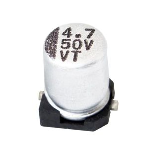 خازن الکترولیت 4.7 میکرو فاراد 50 ولت SMD