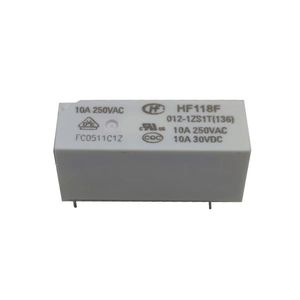 رله 12 ولت تک کنتاکت 10 آمپر  HONGFA مدل HF118F/012-1ZS1T