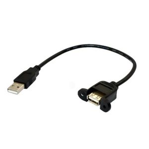 کابل نری به مادگی USB پنلی 30 سانتی متری