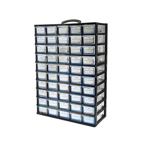 پک کامل مقاومت 1/4 وات 5 درصد 50 تایی به همراه جعبه 50 خانه 5*10