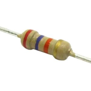 مقاومت 27 کیلو اهم 1/4 وات 5 درصد