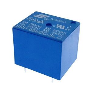 رله 6 ولت تک کنتاکت 10 آمپر SONGLE