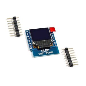 ماژول نمایشگر OLED D1 Mini سفید 0.66 اینچ دارای ارتباط I2C