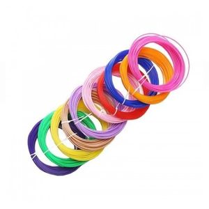 پک 10 رنگی فیلامنت 5 متری پرینتر 3 بعدی PLA 1.75mm