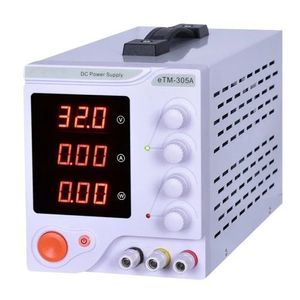 منبع تغذیه 0 تا 30 ولت 5 آمپر eTM-305A