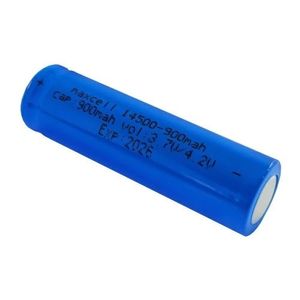 باتری لیتیوم یون 14500 تک سلول 3.7 ولت 900mAH