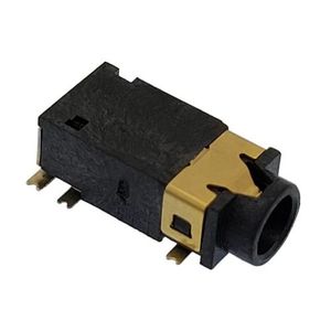 جک هدفن 3.5 میلی متر 5 پین استریو مشکی SMD