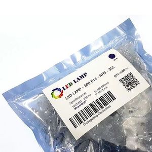 ال ای دی کلاهی آبی LED-Lamp بسته 1000 تایی