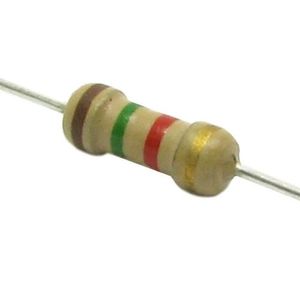 مقاومت 1.5 کیلو اهم 1/4 وات 5 درصد