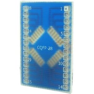 برد تبدیل 28 پایه CQFP28