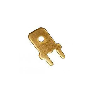 سر سیم کولری نری رو بردی برنجی سایز 6.3 کوتاه