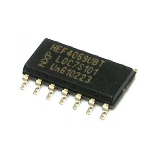 آی سی گیت NOT شماره SMD HEF4069UBT