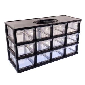 جعبه 12 خانه مشکی 4*3