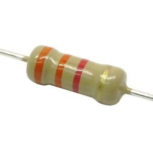 مقاومت 3.3 اهم 1 وات