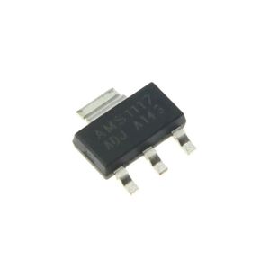 رگولاتور LDO قابل تنظیم SMD AMS1117-ADJ پکیج SOT-223 کپی