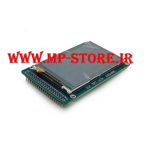 ماژول نمایشگر LCD 3.2″ Wide عریض تمام رنگی به همراه تاچ اسکرین