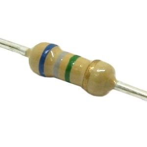 مقاومت 6.8 مگا اهم 1/4 وات 5 درصد