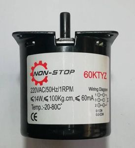 موتور گیربکس 1 دور 60KTYZ