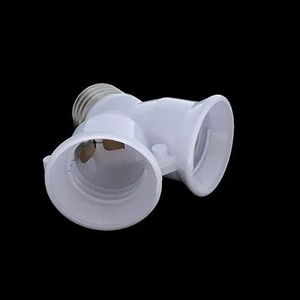 تبدیل پایه سرپیچ لامپ E27 یک شاخه به دو شاخه
