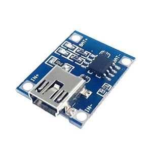 ماژول شارژ باتری لیتیومی 1 آمپر TC4056/TP4056 با پورت  mini USB