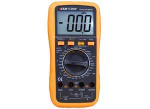 مولتی متر +VC9808 قابلیت اندازه گیری سلف و خازن