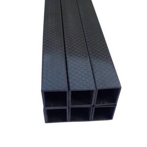 قوطی فیبر کربنی   25*25*510 میلیمتر بافت 3000 رشته