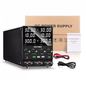 منبع تغذیه متغیر 0 تا 60 ولت 5 آمپر دوبل NICE-POWER مدل SPS605 2KD