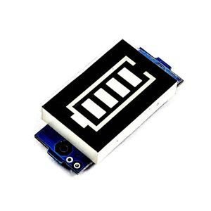 ماژول نمایش سطح شارژ باتری لیتیومی 4 سل آبی