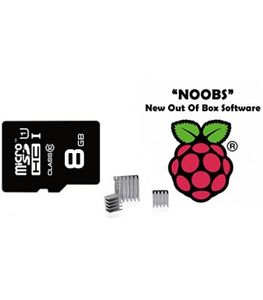 حافظه MicroSD 8Gig مخصوص برد Raspberry Pi 2