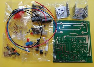 کیت منبع تغذیه آزمایشگاهی 0-30V با جریان خروجی 3A همراه با مدار قطع کن در برابر اتصال کوتاه