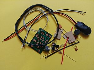 کیت فرستنده یک ترانزیستوری موج FM[فرستنده و رادیو]