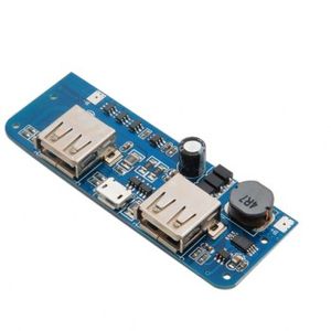 ماژول شارژر / دشارژر باتری لیتیومی دارای دو خروجی 5V USB