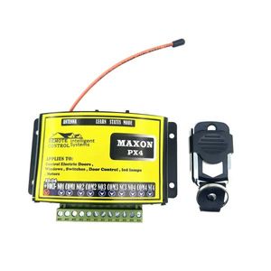 گیرنده رله 4 کانال 24 ولت 200 میلی آمپر کد لرن و ریموت 433 مگاهرتز MAXON